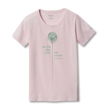 Columbia Earth Day, Camiseta Blancos Rosas Para Mujer | 026139-OGQ